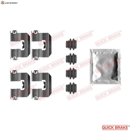 Accessory set disc brake pad - set,
