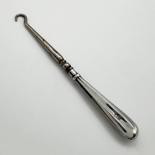 Antique button hook sterling - antique,