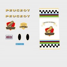 Peugeot bicycle frame stickers - peugeot,