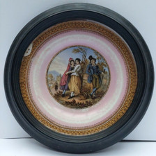 Antique Prattware 7" plate