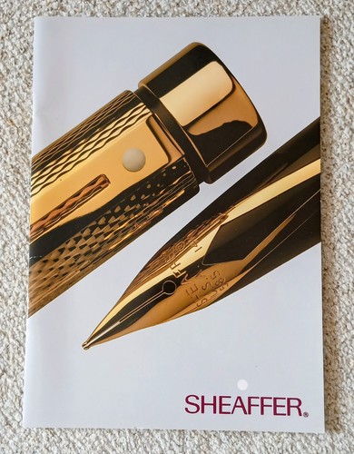 Large sheaffer pen - large, booklet.