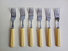 Set of 6 Vintage Faux Bone