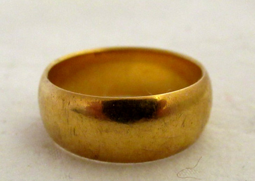 22ct yellow gold wide - gold,