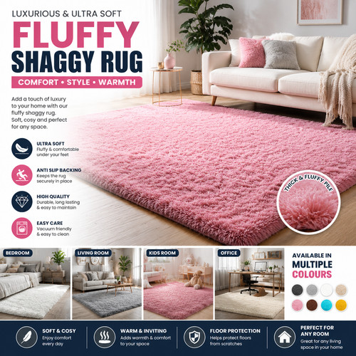 Fluffy rugs large - fluffy, shaggy