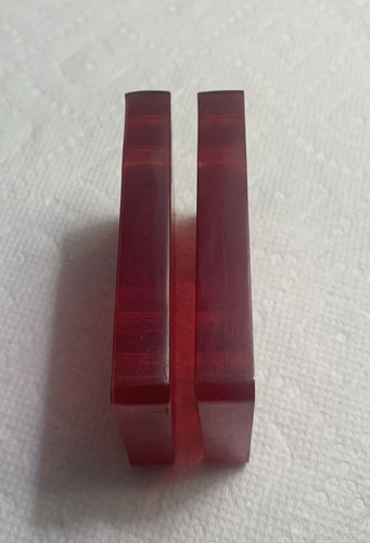 Vintage skateboard risers ruby - skateboard,