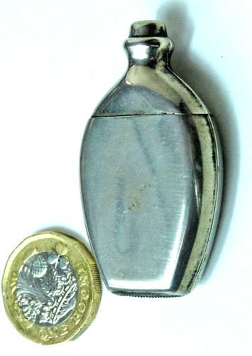 Antique figural hip flask - antique, or
