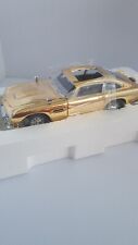 DANBURY MINT ASTON MARTIN DB5 JAMES BOND GOLD PLATED MODEL BRAND NEW BOXED 