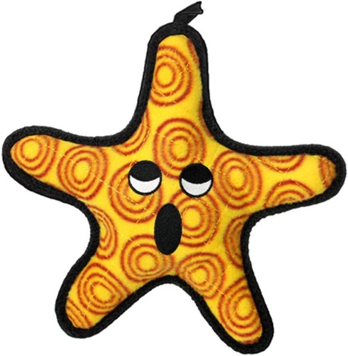 Tuffy medium starfish dog toy - medium,