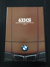 1978 BMW 633CSi sales brochure