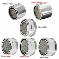 Tap Aerator Water Saving Male Female Kitchen Basin brass Chrome 20 22 24 28mm 
