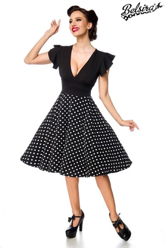 Elegant retro plunging neck - plunging,