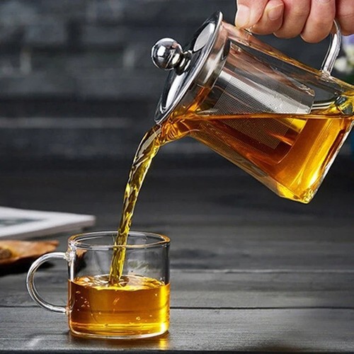 Heat resistant glass teapot - heat,