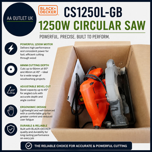 Black decker cs1250l 1250w - black+decker, gb