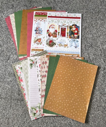 Christmas card making kit - christmas,