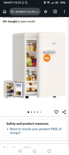 Counter top fridge - top,