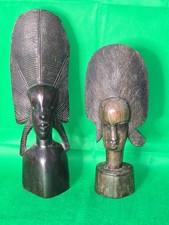 Hand carved ebony - carved, african