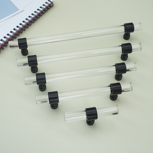 Black clear acrylic cabinet - clear,