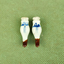 Antique porcelain lower legs