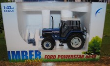 IMBER 1/32 , FORD 6640 SL 4WD BLUE TRACTOR & LINKAGES ,NEW OLD STOCK