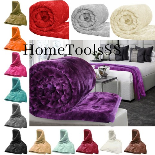 Faux fur roll fleece sofa - fleece, bed
