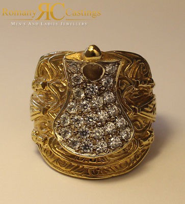 Men saddle ring - cz,