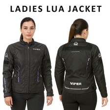 Ladies Motorcycle Jacket Waterproof Textile Motorbike CE Armour VPR Lua Comfort