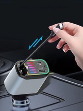 Retractable Car Charger 4 in 1