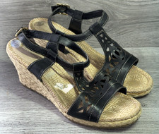 Rockport Womens Black Wedges