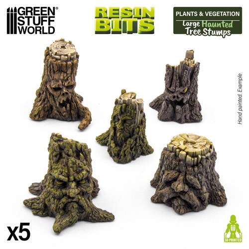 Resin bits plants - resin,