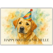 Personalised Labrador Dog