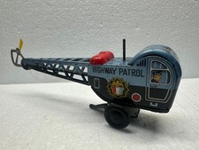 Vintage Litho Tinplate HIGHWAY PATROL Helicopter Japan 1960’s