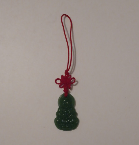 Green jade carved - green,