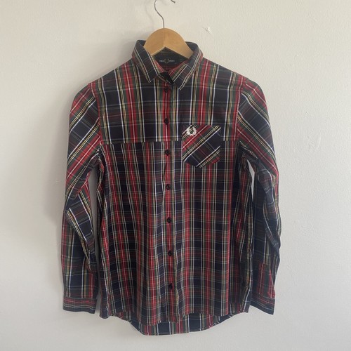 Fred perry tartan shirt womens - perry,