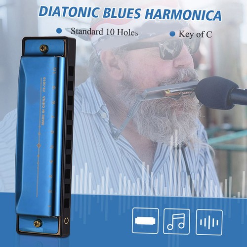 Key hole blues harmonica - c,