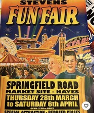 Stevens Funfair Vintage Poster