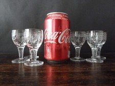 6x Vintage Stuart Crystal
