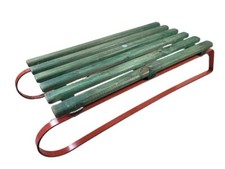 Wooden Sledge Steel Runners