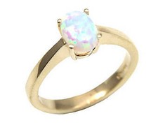 Engagement Ring Gold Oval