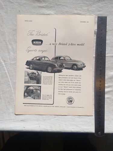 Bristol 404 litre original - bristol, 2