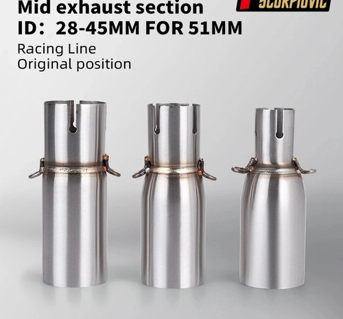 51mm universal exhaust - universal, link