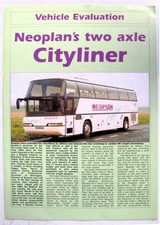 NEOPLAN Cityliner Coach Commercial Vehicle Sales Brochure Two Axle