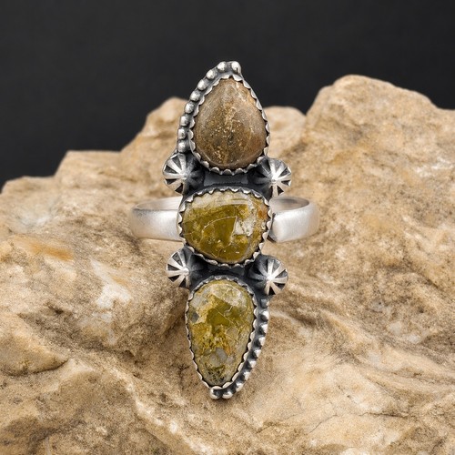 Green royston turquoise ring - royston,