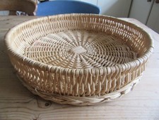 Large Round  Wicker Bread