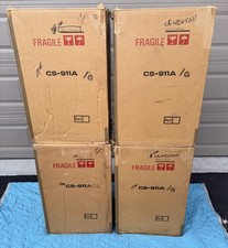 4 PIONEER CS-911A 15” Speakers FB CONES -ORIGINAL shipping Cartons - READ AS IS