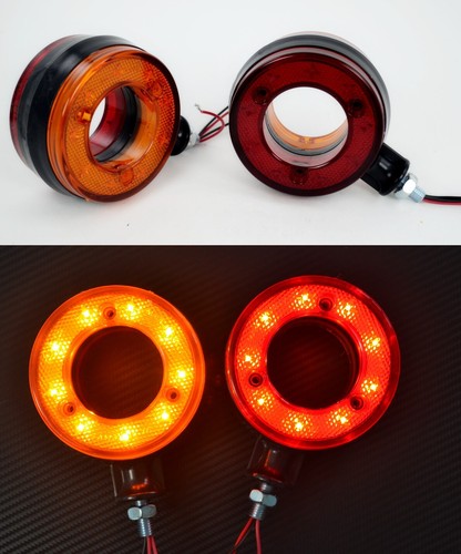24v led red - 2, amber