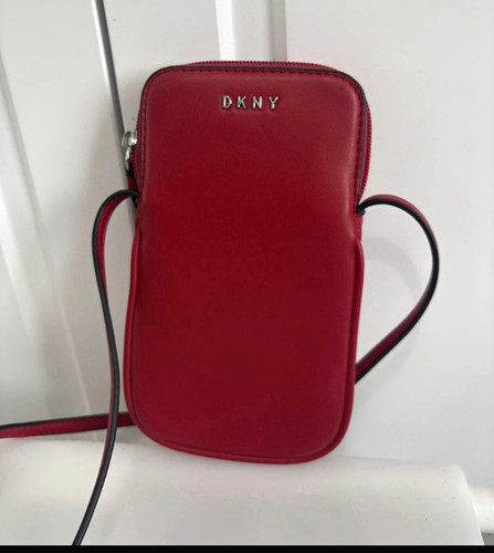 Dkny red leather small - dkny,