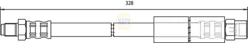 Napa brake hydraulic hose line - napa,
