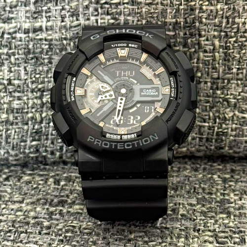Casio shock black ana - g-shock,