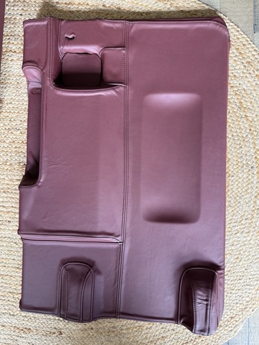 Burgundy leather rear door - burgundy,