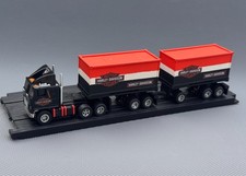 Autoworld Aurora AFX GMC Astro Truck Harley Davidson Pup Trailer HO Slot Car